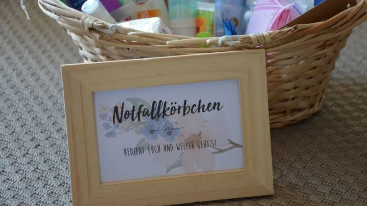 Notfallkörbchen Hochzeit: Mit diesen Dingen seid ihr für alles gewappnet!