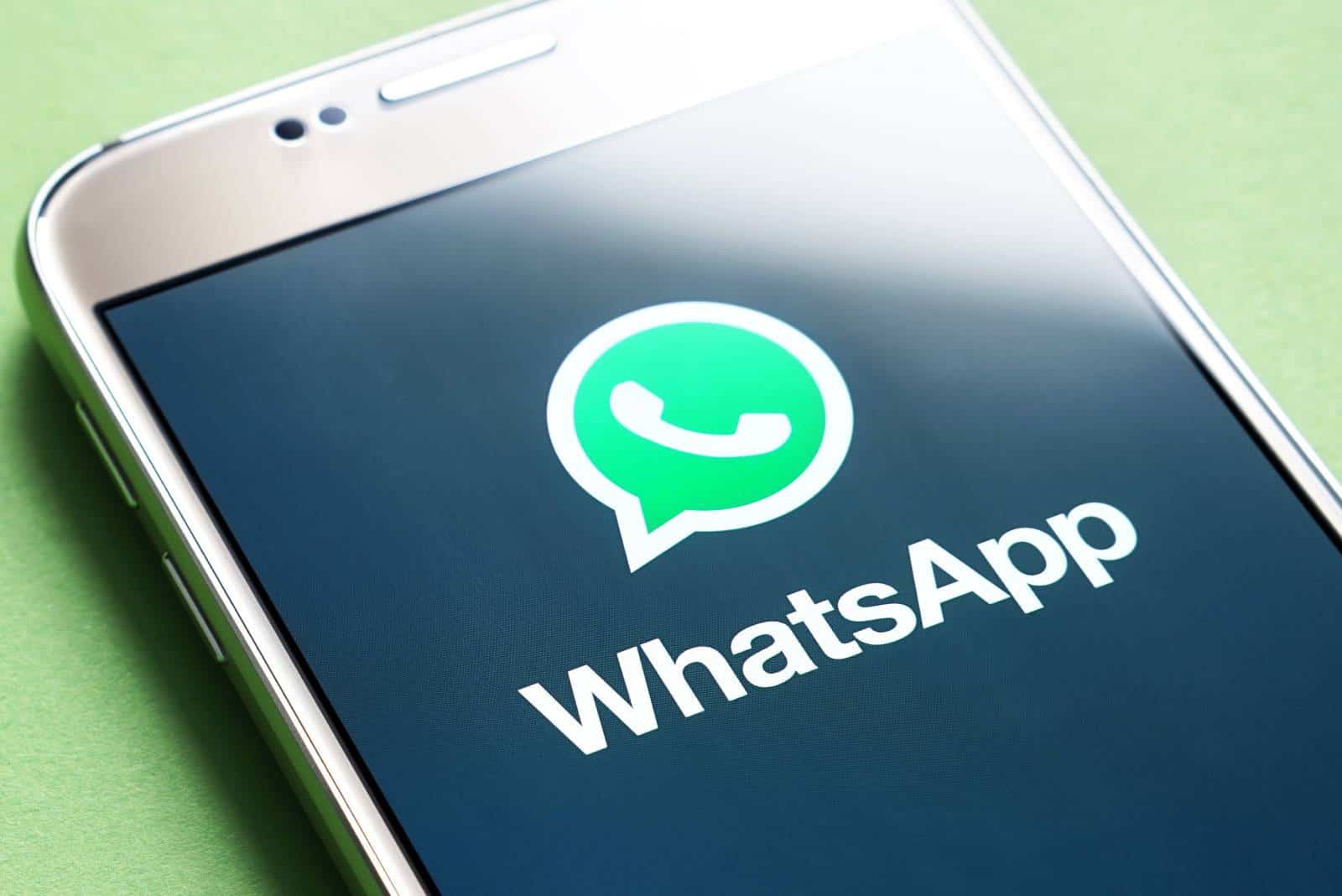 WhatsApp-Anwendung am Telefon