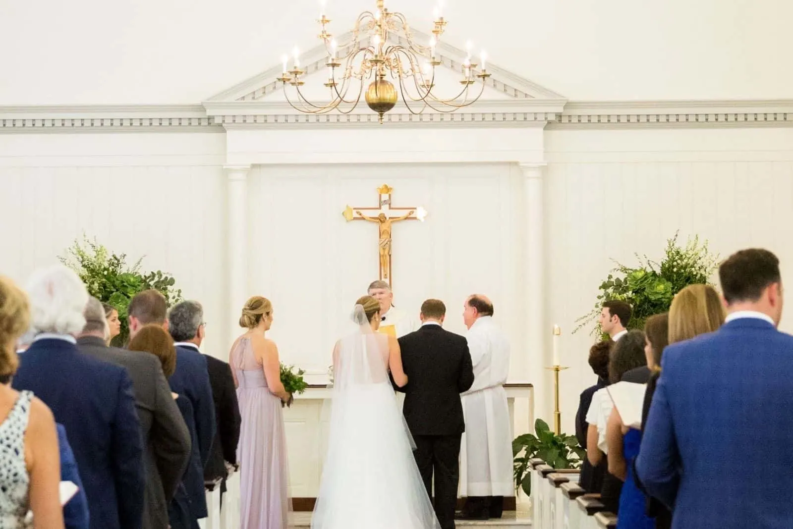 katholische Hochzeit in der Kirche
