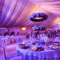 dekorierter Hochzeitssaal