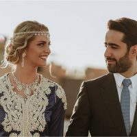 Marokkanisches Hochzeitspaar