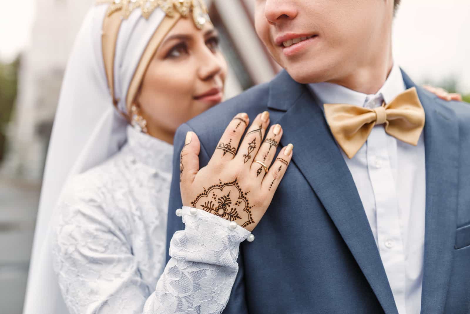 arabisches Hochzeitspaar