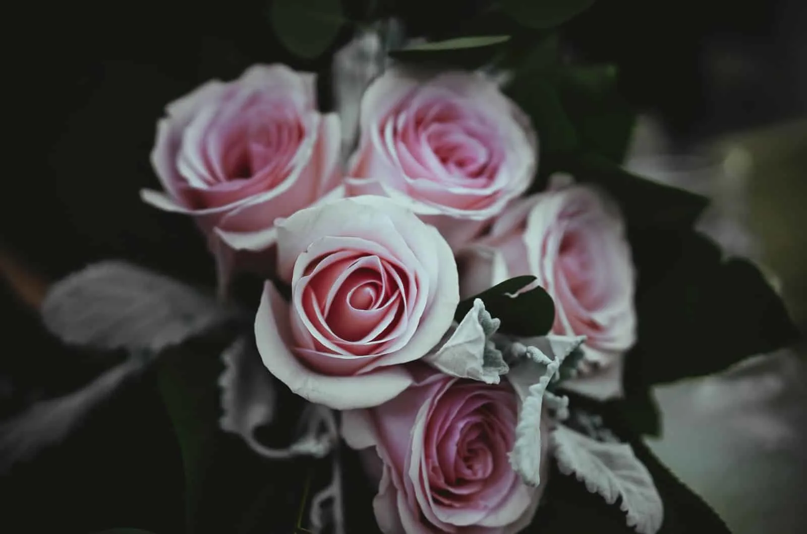 rosa Rosen Vintage-Bouquet